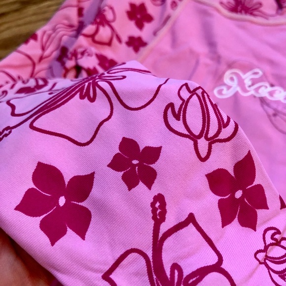 Girls rash guard swim top -pink - Picture 3 of 4